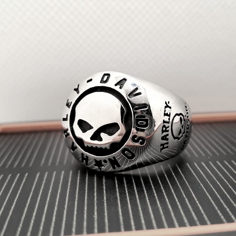 Harley-Davidson Stainless Steel RING size 11 never wore removed tags